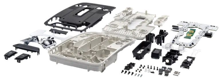 従来構造では、電子基板を構造部品(カバー/ケースなど)の中に収める必要がありました