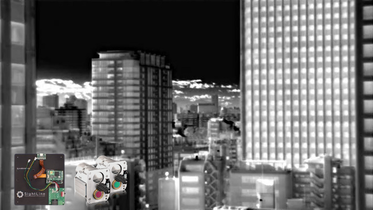 Sightline Intelligence SLA-1750 監視・防衛向けサーマルカメラシステム構築例－Teledyne FLIR NeutrinoをSLA-1750で制御
