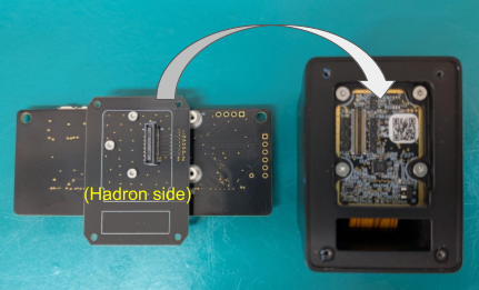 インターフェースボードとHadron640Rを接続